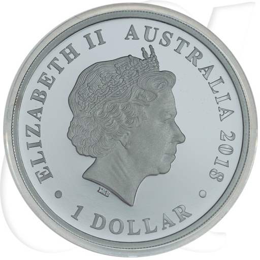Australien 2018 1 Dollar 2018 Schwan Silber 1oz Polierte Platte OVP
