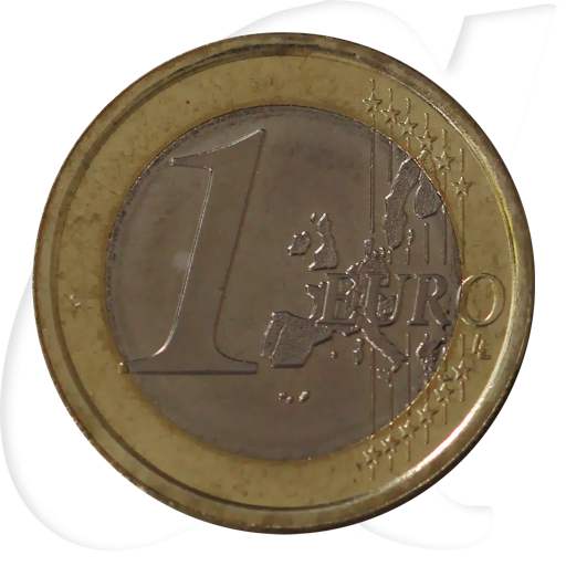 1-euro-muenze-san-marino-2004 Münzen-Wertseite