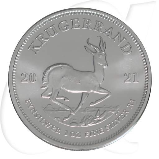 1 oz Krügerrand Silber Münzen-Wertseite
