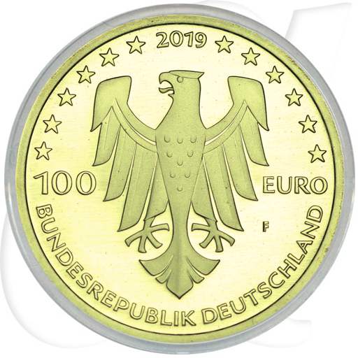 Deutschland 100 Euro Gold 2019 F st OVP Dom zu Speyer
