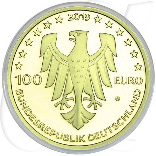 Deutschland 100 Euro Gold 2019 G st OVP Dom zu Speyer