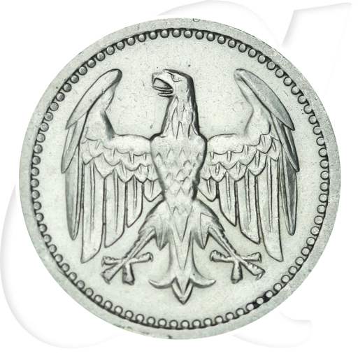 1924 A 3 Reichsmark Weimar Münzen-Wertseite