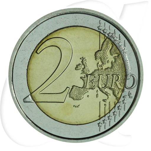 2 Euro 2010 Vatikan Münzen-Wertseite