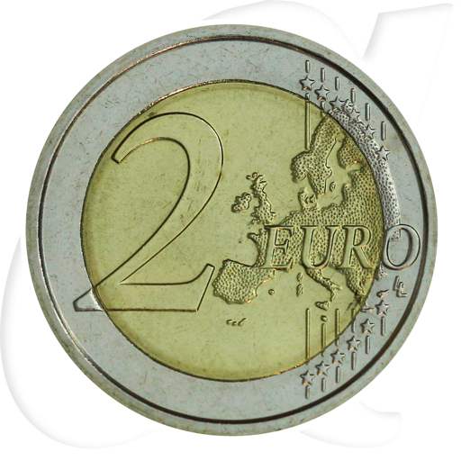 San Marino 2 Euro 2012 10 Jahre Euro Bargeld lose