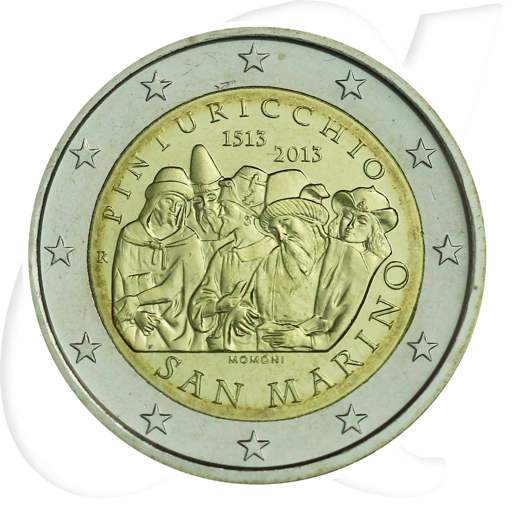 2 Euro 2013 San Marino Münzen-Bildseite