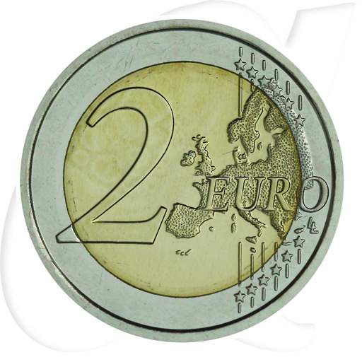 2 Euro 2015 Vatikan Münzen-Wertseite