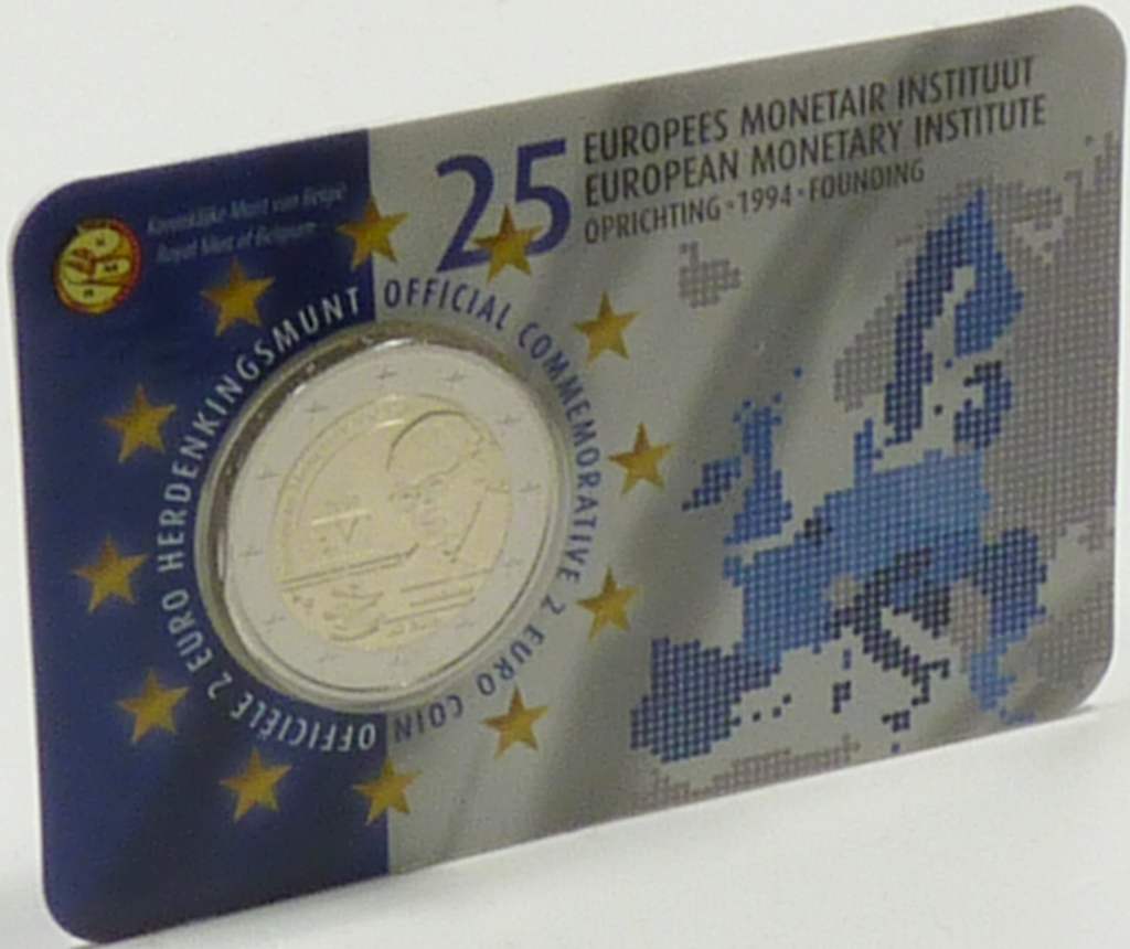 2 Euro Belgien 2019 Währungsinstitut Coincard
