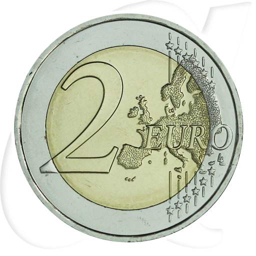 2 Euro Monaco 2011 Münzen-Wertseite