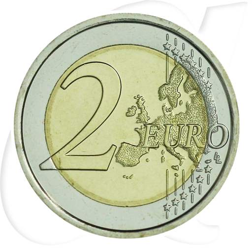 2 Euro Münze San Marino 2015 Münzen-Wertseite