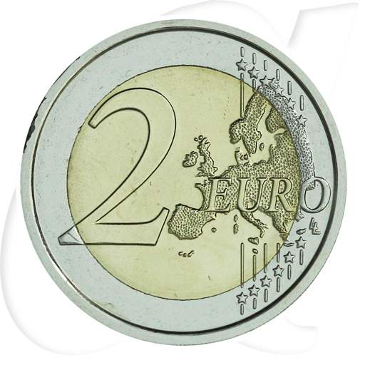 2 Euro San Marino 2009 Innovation Münzen-Wertseite
