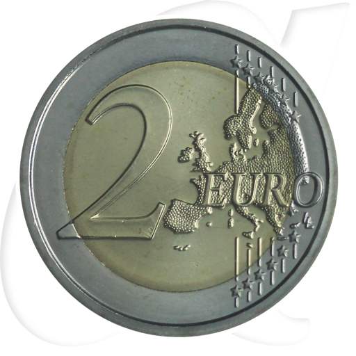 2 Euro San Marino 2019 Münzen-Wertseite