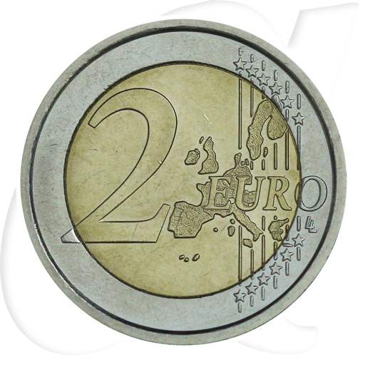 2 Euro Vatikan 2005 Münzen-Wertseite