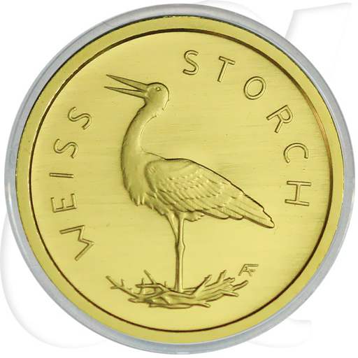 Deutschland 20 Euro Gold 2020 G st Heimische Vögel - Weißstorch