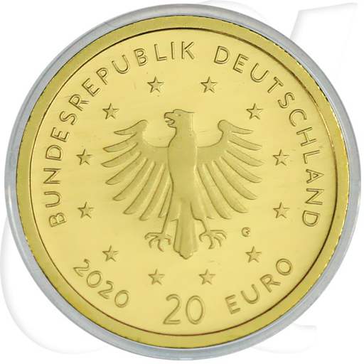 Deutschland 20 Euro Gold 2020 G st Heimische Vögel - Weißstorch