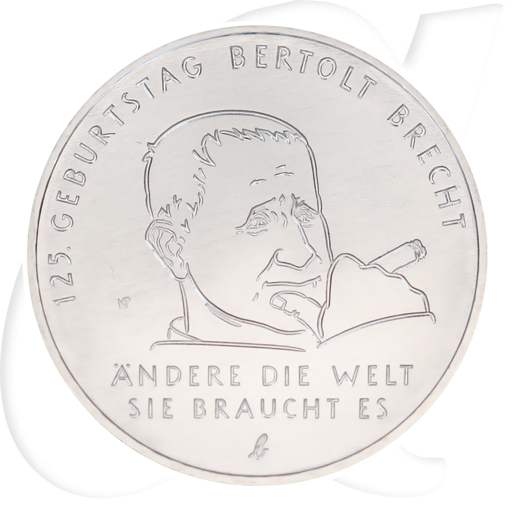 20 Euro Brecht 2023 Deutschland Bertolt Münzen-Bildseite