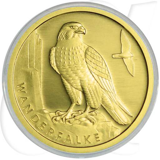 20 Euro Gold Wanderfalke Münzen-Bildseite