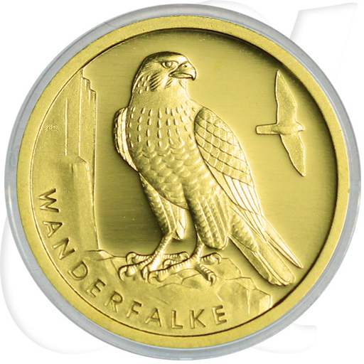 Deutschland 20 Euro Gold 2019 D st Heimische Vögel - Wanderfalke