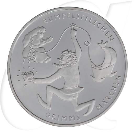 20 Euro Rumpelstilzchen 2022 Deutschland Münzen-Bildseite