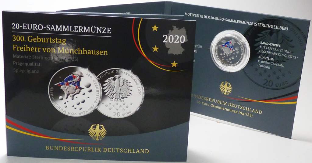 2020 Münchhausen 20 Euro OVP