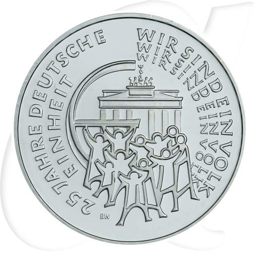 BRD 25 Euro Silber 2015 F st 25 Jahre Deutsche Einheit