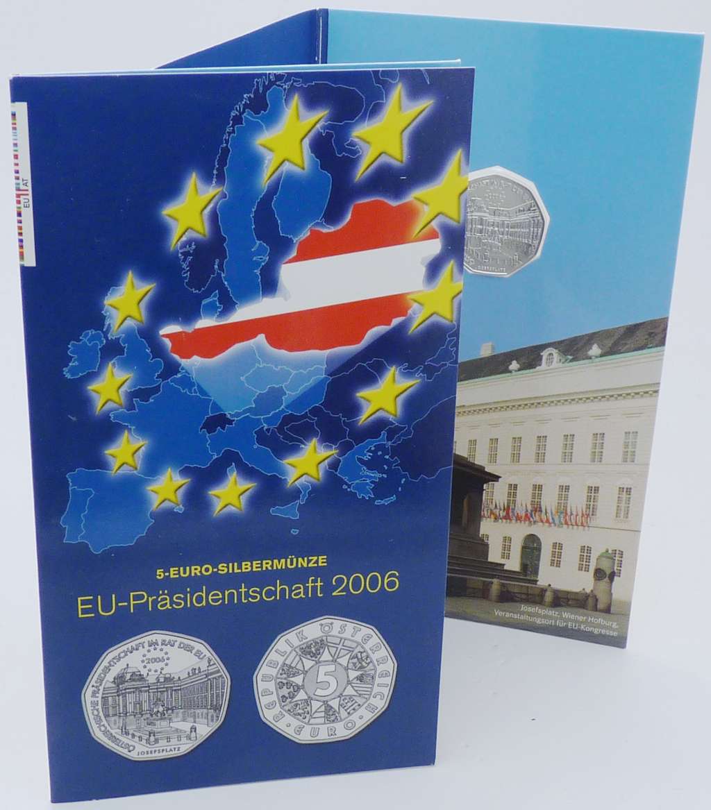 5 Euro Österreich 2006 EU Präsidentschaft OVP