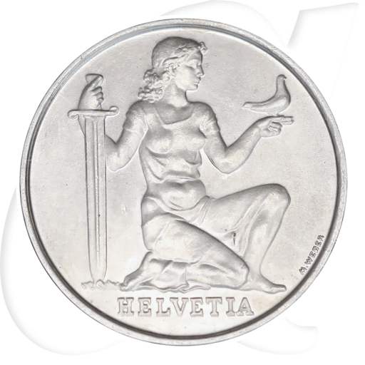 5-franken-1936-wehranleihe Münzen-Bildseite