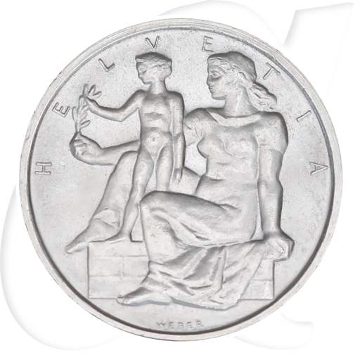 Schweiz 5 Franken 1948 B vz-st Bundesverfassung