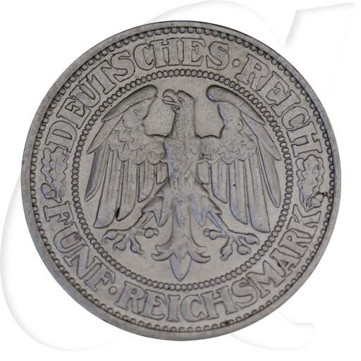 3-mark-1929-schwurhand-verfassung-weimar-e Münzen-Wertseite
