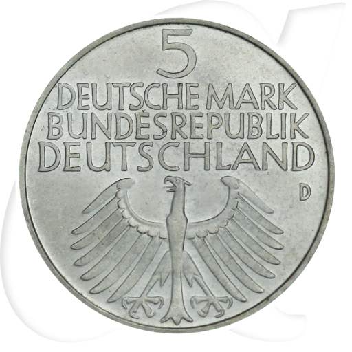 5 Mark Germanisches Museum Münzen-Wertseite