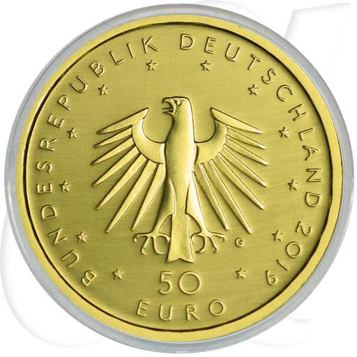 Deutschland 50 Euro Gold 2019 G st OVP Hammerflügel