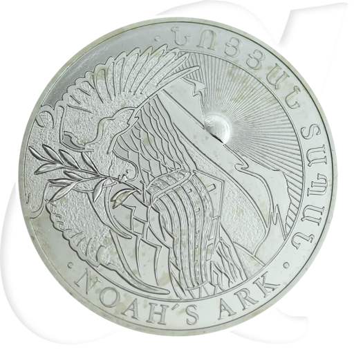 Armenien 2011 Arche Noah 500 Dram Silber Münzen-Bildseite