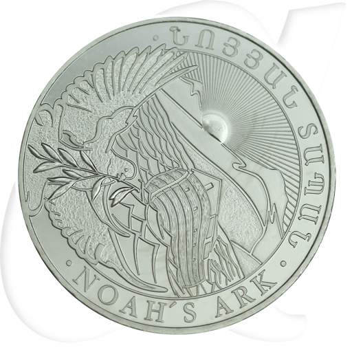 Armenien 2012 Arche Noah 500 Dram Silber Münzen-Bildseite