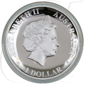 Australien 1 Dollar 2012 Känguru Silber PP Highrelief OVP