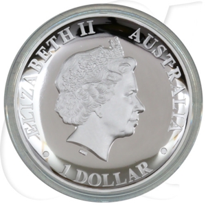 Australien Koala 2012 PP 1 Dollar Silber Highrelief OVP