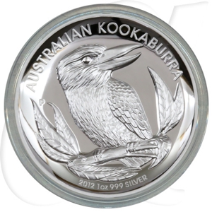 Australien 1 Dollar 2012 Kookaburra Silber PP Highrelief OVP