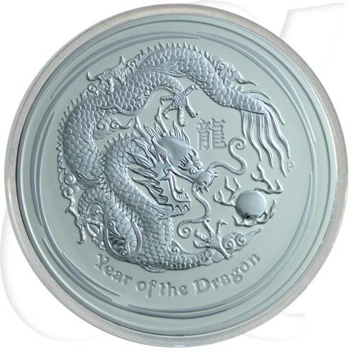 Australien 30 Dollar 2012 BU Silber Lunar II Jahr des Drachen