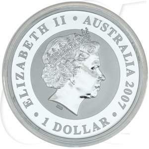 Australien Koala 2007 BU 1 Dollar Silber