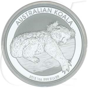 Australien Koala 2012 BU 1 Dollar Silber