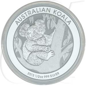 Australien Koala 2013 BU 50 Cent Silber
