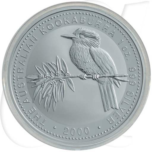 Australien Kookaburra 2000 1 Dollar Silber 1oz st