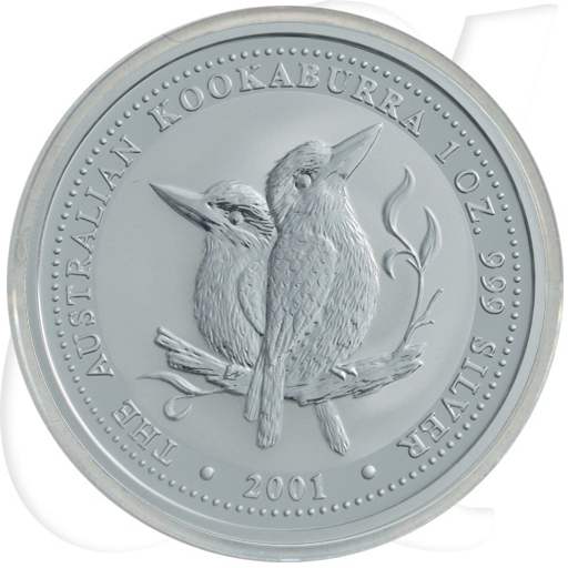 Australien Kookaburra 2001 1 Dollar Silber 1oz st
