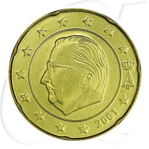 Belgien 20 Cent 2001 Umlaufmünze