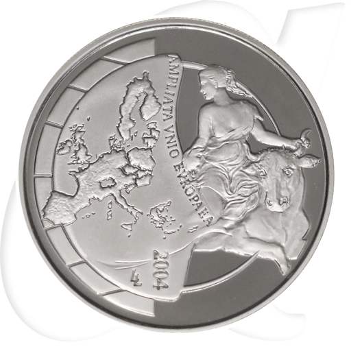 Belgien 10 Euro 2004 PP in Kapsel EU-Erweiterung