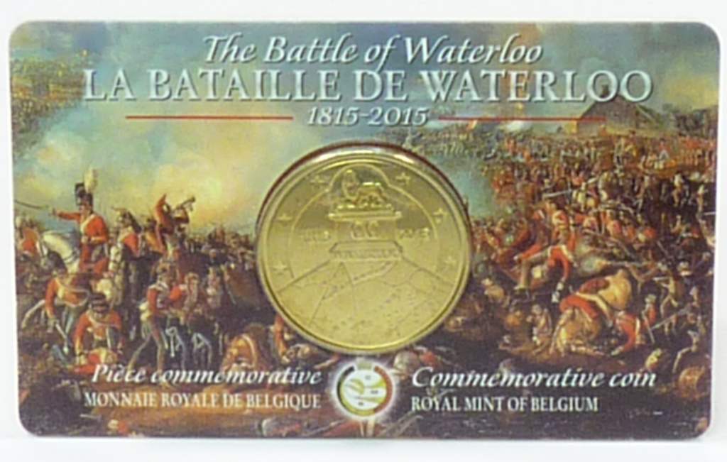 Belgien 2,50 Euro 2015 st Coincard OVP 200 Jahre Schlacht bei Waterloo
