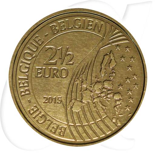 Belgien 2,50 Euro 2015 st 200 Jahre Schlacht bei Waterloo