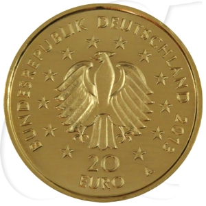 BRD 20 Euro 2013 Deutscher Wald Kiefer A (Berlin) Gold 3,89g fein