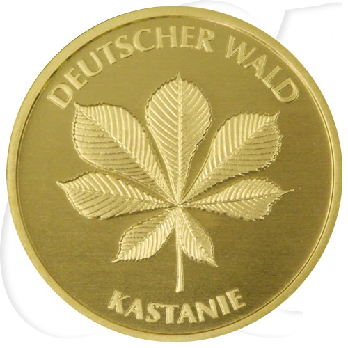 BRD 20 Euro 2014 Deutscher Wald Kastanie A (Berlin) Gold 3,89g fein
