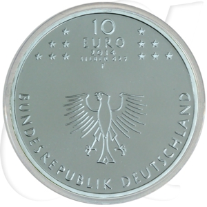 BRD 10 Euro Silber 2014 F 600 Jahre Konstanzer Konzil PP (Spgl)