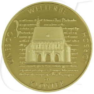 BRD 100 Euro 2014 F st Kloster Lorsch Gold 15,55g fein