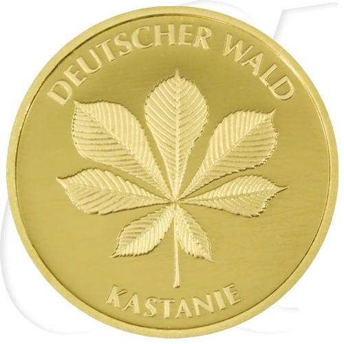 BRD 20 Euro 2014 Deutscher Wald Kastanie F (Stuttgart) Gold
